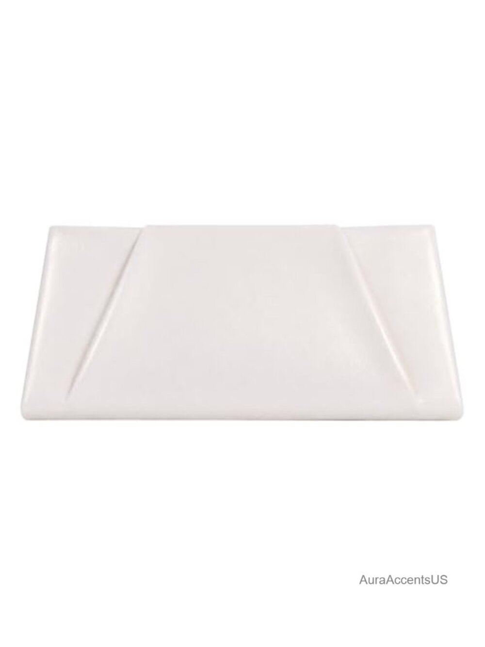 Elegant Pleated Faux Leather Clutch Purse for Women Evening Bag with Detachable